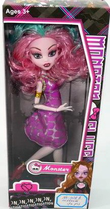 Лялька MONSTER GIRL 24см 1078B 4в.кор.12*5*30 ш.к./192/