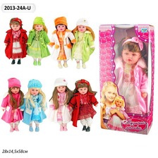 Лялька муз "Оленка"2013-24A-U (12шт)10 видов, укр.стих и песня,на шарнирах,в разобр. кор. 28*14*59см
