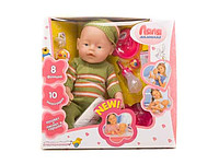 Лялька-пупс 058HR "Ляля" інтерактивна с аксес.можно купать 8ф-ций распак.кор.36*19*38 ш.к./12/