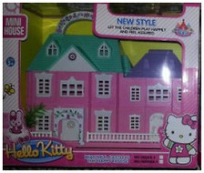 Ляльковий дім 06008-1K / 06008A-1 "Hello Kitty" з меблями кор.27 * 13 * 23 Ш.К. / 36 /