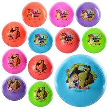 М'яч MM 0013 (360шт) ММ, 9 дюймов, 2 вида, 6 цветов, 80г, в кульке, 8-23-1,5см