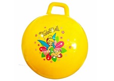 М'яч для фітнесу-45см M 0071 U / R (50шт) з ручкою, 10 видів (дисней), 630г