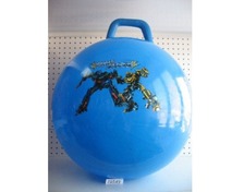 М'яч для фітнесу-55см M 0073 U / R (40шт) з ручкою, 10 видів (дисней), 750г