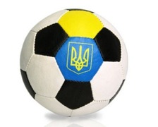 М'яч футбол 1911100 (60шт) "УКРАЇНА" PU 4слоя, 350г