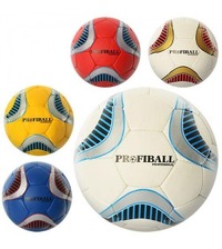 М'яч футбольний PROFIBALL 2500-10 ABCDE (30 шт) розмір 5, ПУ 1,4мм, 4слоя, 32панелі, 410-430г, 5цвет