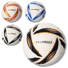 М'яч футбольний PROFIBALL 2500-13AB (30 шт) розмір 5, ПУ 1,4мм, 4слоя, 32панелі, 410-430г, 4 кольори
