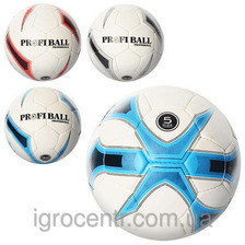 М'яч футбольний PROFIBALL 2500-7ABC (30 шт) розмір 5, ПУ 1,4мм, 4слоя, 32панелі, 410-430г, 3 кольори