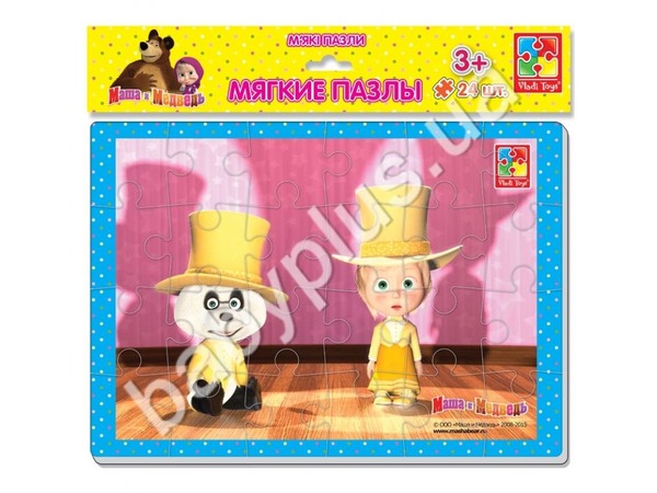 Магкі пазли А4 Маша и Медведь VT1102-05