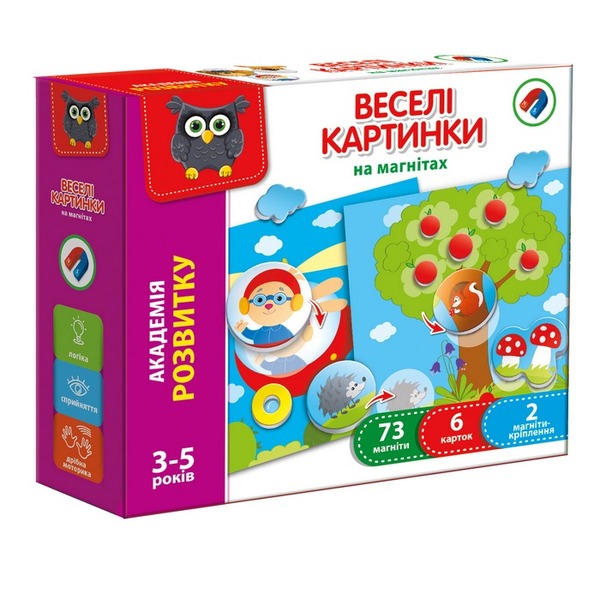Магнітна гра Веселі картинки VT5422-06
