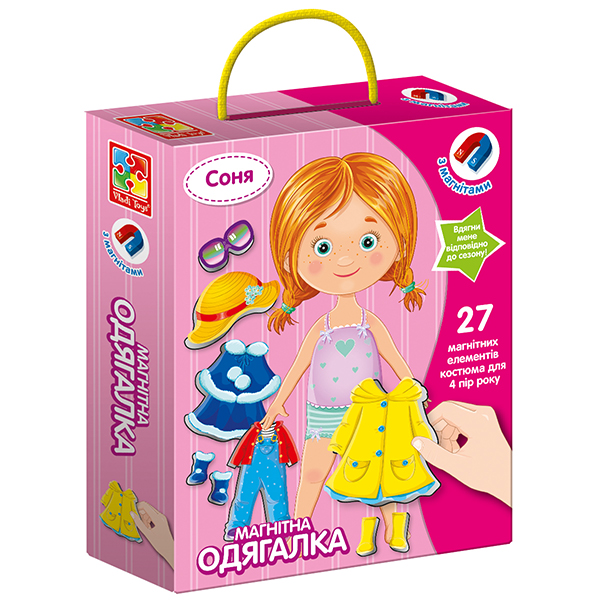 Магнітна гра-одягалка "Соня" (укр) VT3702-07