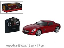 Машина 2024 (12шт) р/у, аккум, 1:14, Mersedes-Benz SLS AMG, в кор-ке, 45-17-19см