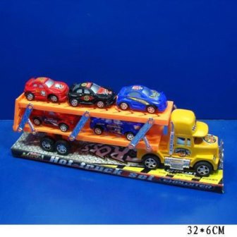 Машина 2137 (216шт/4) "Милиция" 3 вида,откр.,двери,в пакете 17*7см