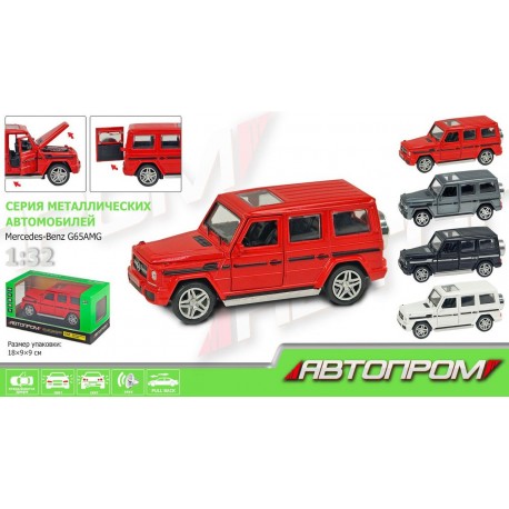 Машина 3201 G (72шт) АВТОПРОМ  світл звук в коробці 18*9*9см