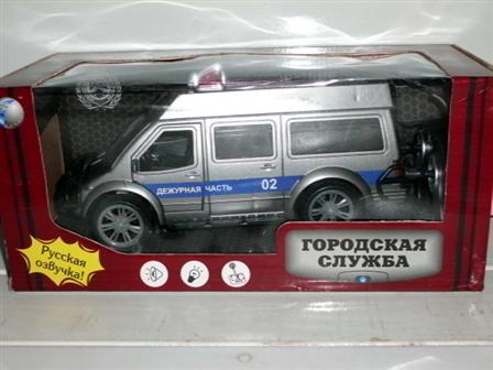 Машина 516625 R-2/53766-2 (18шт) р/у, аккум, в кор-ке, 34-15,5-15,5см