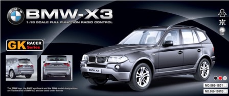 Машина 866-1801 (18шт/2) BMW X3, в кор 26*11 см