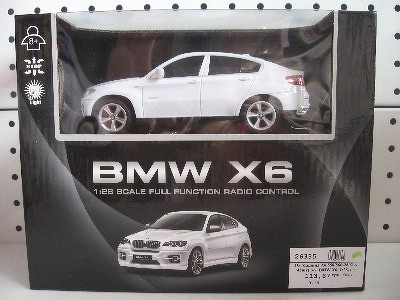 Машина 866-2802 (48шт) р/у, 1:28, BMW X6, на бат-ке, в кор-ке, 28-12,5-11,5см