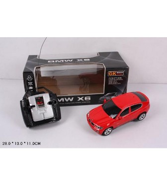 Машина 866-2802/3 (48шт/2) "BMW X6" батар., свет. , в кор.28*13*11 см