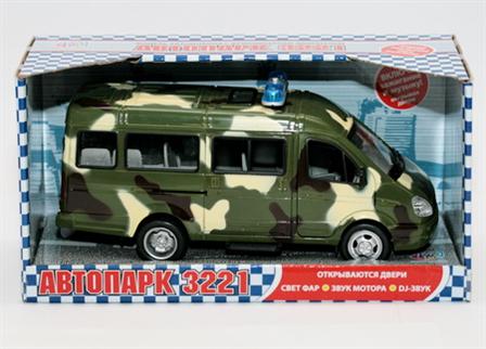 Машина 9098 F (24шт) інерції я, бат-ка, муз, "військова", в кор-ке, 23,5-12-11см