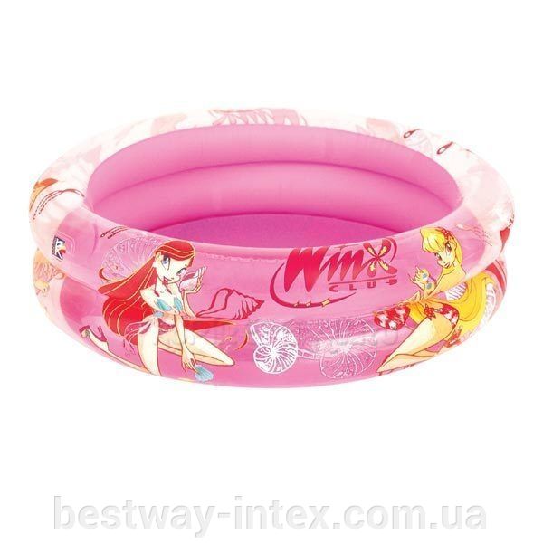 Бассейн 92006 (36шт) детский,WINX, 61-15см, вместимость 21л, рем.заплата, в кор-ке, 25,5-16-4,5см