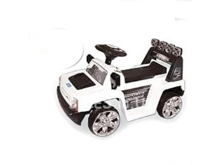 Машина ZPV 005 R-1 (1шт) р/у, белая, 2,5км/ч, 3-7лет,6V-23W-4,5AH