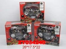 Машина ZYC 0013 (24шт) р/у, аккум, 3 вида, дрифт, запасные колёса, в кор-ке, 26-18-22см