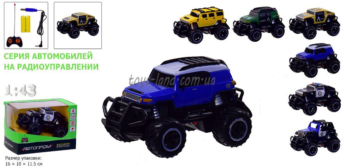 Машина аккум 8802A (96шт/2) "АВТОПРОМ" 6 видов в коробке 16*10*11,5см