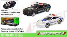 Машина металева 7867 CD (96шт) Автопром Поліція