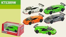 Машина металл "KINSMART" KT5389W (96шт/4) "Lamborghini Huracan LP-620-2 ST"в коробке 16*8*7,5с