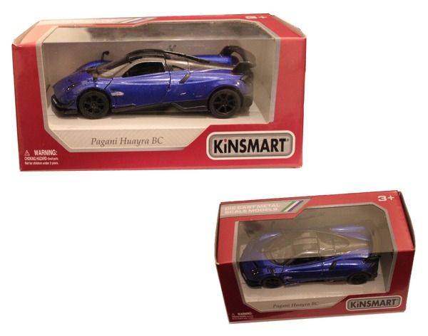 Машина металл "KINSMART" KT5400W "2016 Pagani Huayra BC" (96шт/4) в коробке 16*8*7,5см