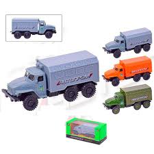 Машина металл 7719 АВТОПРОМ 1:50 Урал, 3кольори