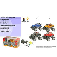 Машина-джип 797-627B (24шт / 2) пульт на батар., В кор. 20 * 14см