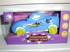 Машинка 528323 R/2028В (144шт) танцует, муз, свет, на бат-ке, в кор-ке, 15-8,5-8см