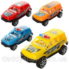Машинка 930-30-31 (270шт) инер-я, 10,5см, 4вида, в кульке, 6-10,5-5см