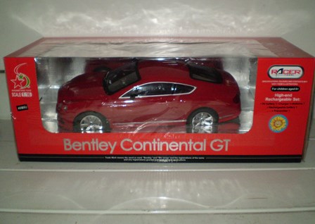 Машинка 980 Bentley Continental GT аккум.3цв.кор.47 * 19 * 18 ш.к./12 /
