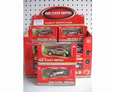 Машинка KX 106 A-1 (336шт) жел, инер-я, 1:50, в кор-ке, 12 шт в дисплее, 27-22-13см