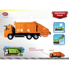 Машинка PLAY SMART 9623B "Автопарк" метал.инерц.муз.свет.откр.дв.кор.24*9*12 ш.к./36/