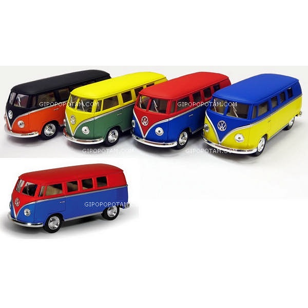 Машинка автобус 5" KT5060WM VOLKSWAGEN Classical Bus (Matte) метал.инерц.откр.дв.кор. /96/