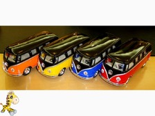 Машинка автобус KT5376W VOLKSWAGEN CLASSICAL BUS BLACK TOP(1962) метал.инерц.откр.дв.1:32 кор/96/