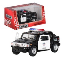 Машинка джип 5" KT5097WP HUMMER H2 SUT POLICE (2005) метал.инерц.откр.дв.1:40 кор./96/