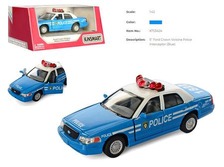 Машинка КТ 5342 AW Ford Crown Victoria Police Blue метал інерц