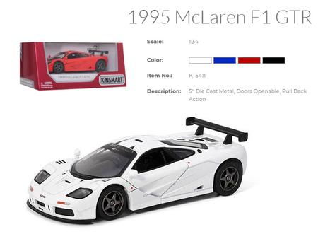 Машинка КТ 5411 W Mclaren метал інерц