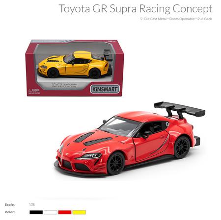 Машинка КТ 5421 W Toyota Supra Racing Concert метал інерц