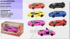 Машинка металева "Kinsmart " KT5370W (24 шт/4) Matte Lamborghini, в кор.16*8,5*7,5cm
