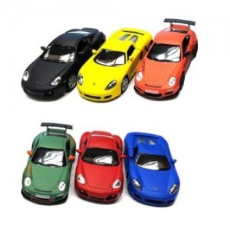 Машинка металева "Kinsmart " KT5371W (96шт/4) Matte Porsche, в кор.16*8,5*7,5m