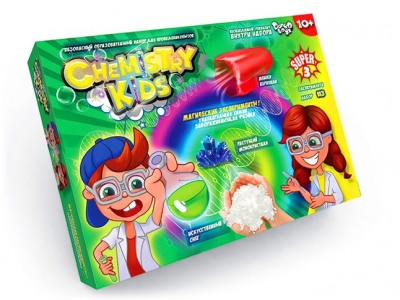 Безпечний освітній набір для проведення дослідів "CHEMISTRY KIDS" рос. (4)