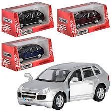 Машинка металева KINSMART KT 5075 W (96шт) инер-я, 1:38 PORSCHE CAYENNE TURBO, в кор-ке