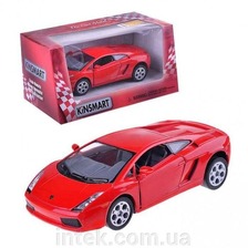 Машинка металева KINSMART KT 5098 W (24шт) інерція, 1:32 LAMBORGHINI GALLARDO, в кор-ке