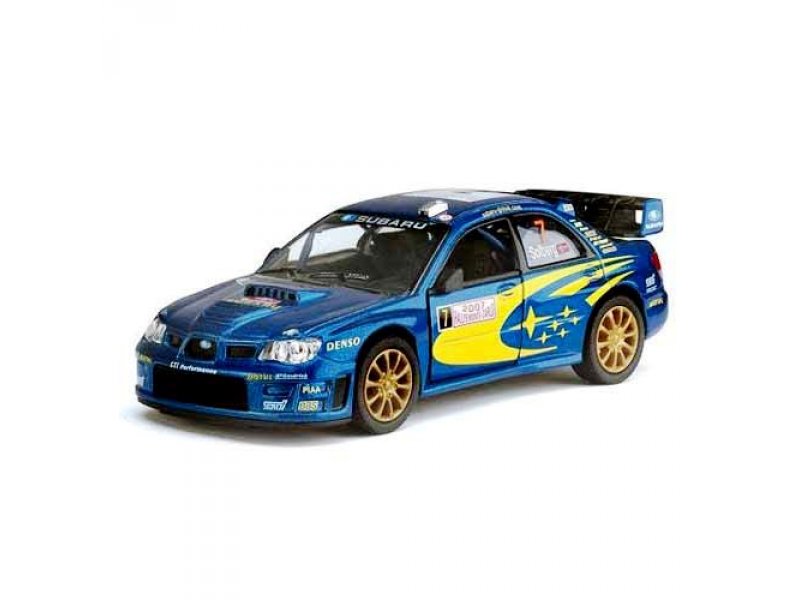 Машинка металева KINSMART KT 5328 W (24шт) інерція, 1:36 SUBARU IMPREZA WRC 2007, в кор-ке
