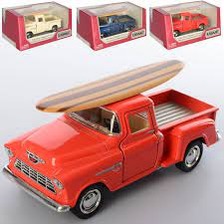 Машинка металева KINSMART KT 5330 W (96шт) інерції я, 1:32 CHEVY STEPSIDE PICK UP 1995