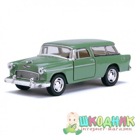 Машинка металева KINSMART KT 5331 W (96шт) інерція, 1:40 CHEVY NOMAD 1955, в кор-ке